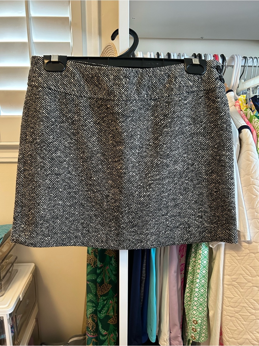 J Crew Gray Tweed A-Line Women's Skirt